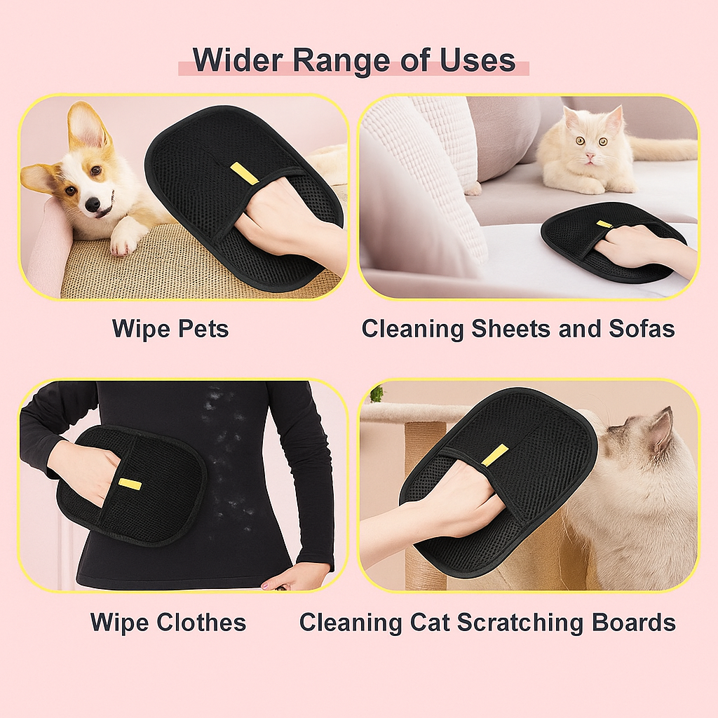 WiggleWipe™ - Pet Hair Removal Glove