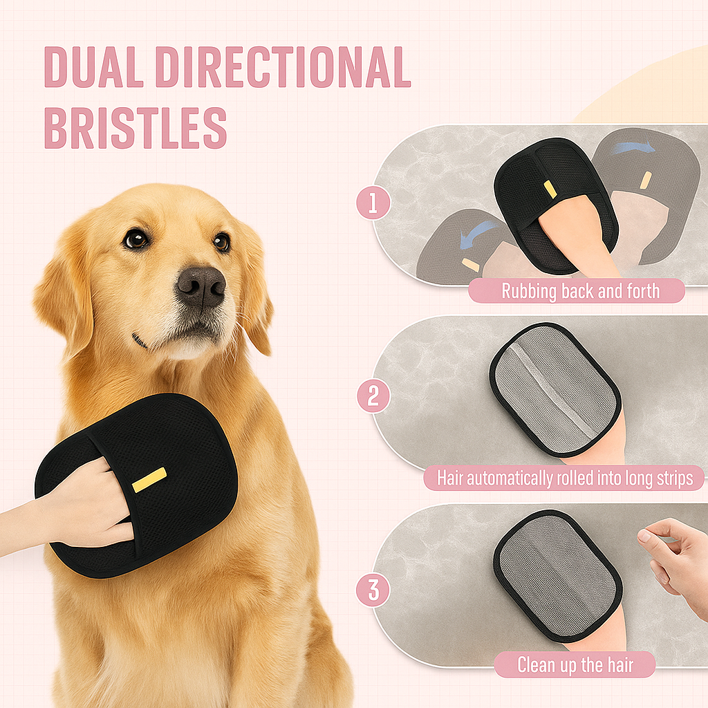WiggleWipe™ - Pet Hair Removal Glove